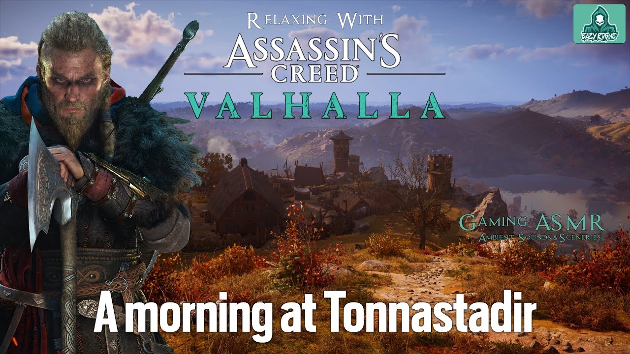 Gaming #ASMR - Relaxing with Assassin's Creed Valhalla - A morning at Tonnastadir