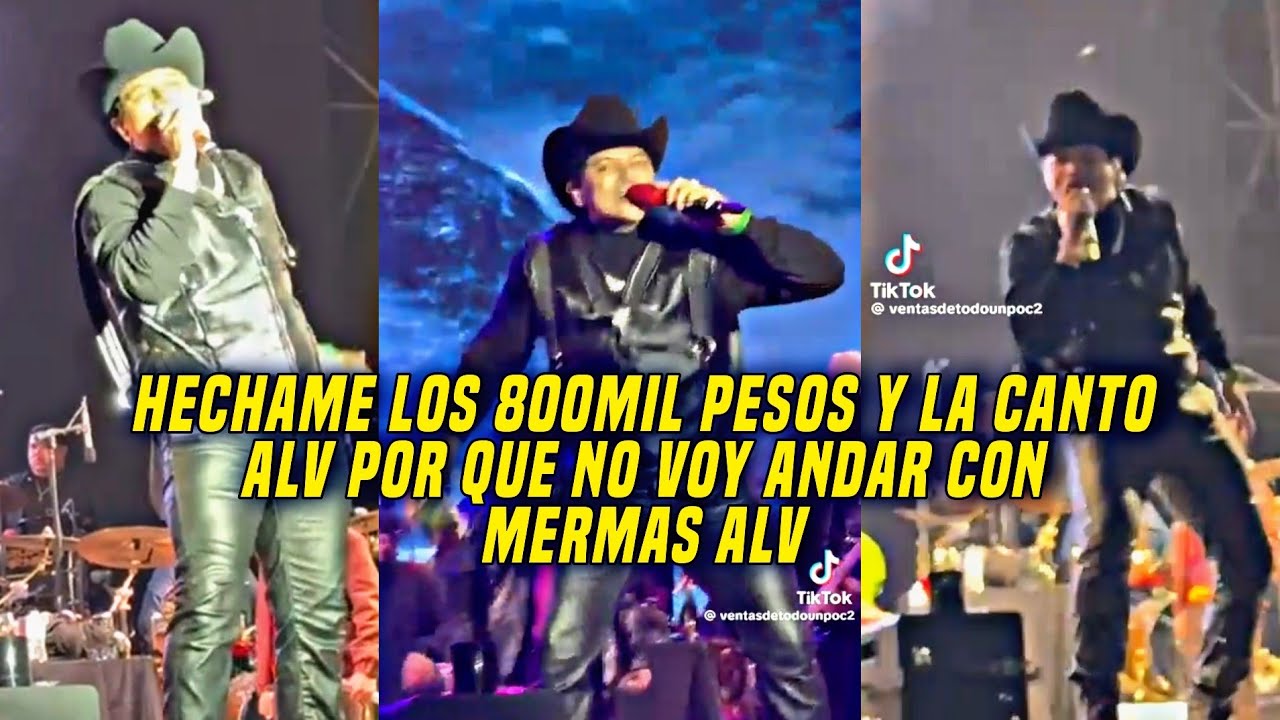 EDUIN CAZ LE PR0H1BEN CANTAR "SE FUE LA PANTERA" EN CD JUAREZ Y RESPONDE AQUIEN LE PIDE QUE LA CANTE