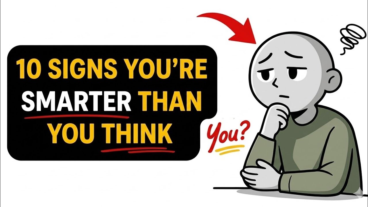 ‎10 Signs You're Smarter Than You Think (Psychology Explains Why)‎‎‎‎