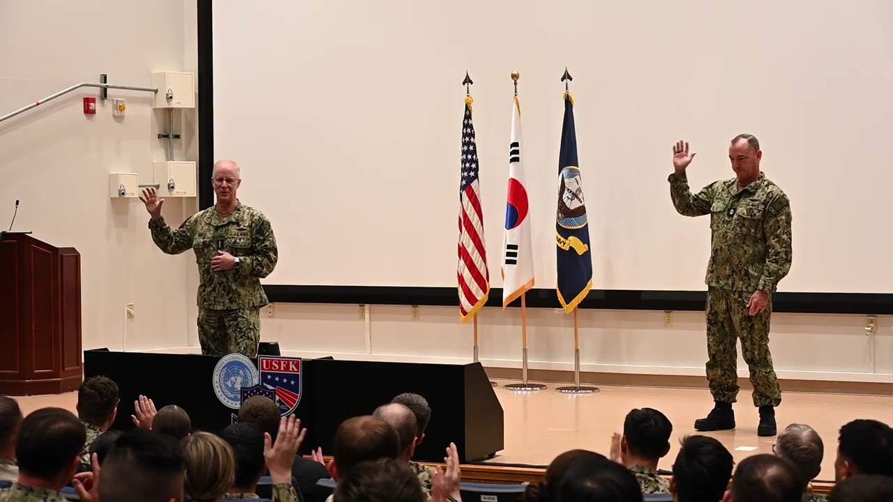 Chief of Naval Operations All Hands Call with CNFK Sailors