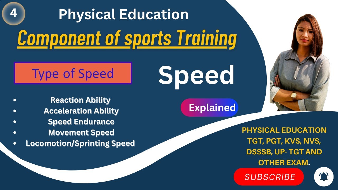 Speed – Component of Sports Training | Physical Education