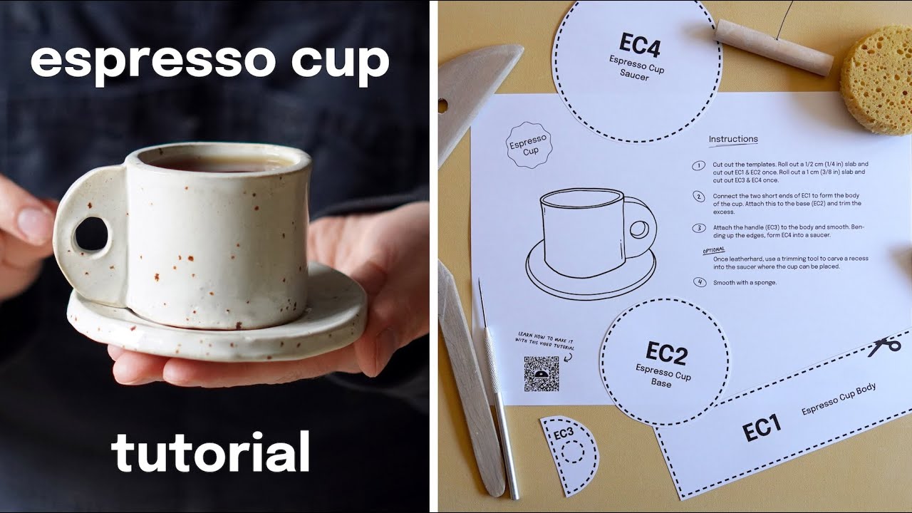 DIY Espresso Cups (with templates!)