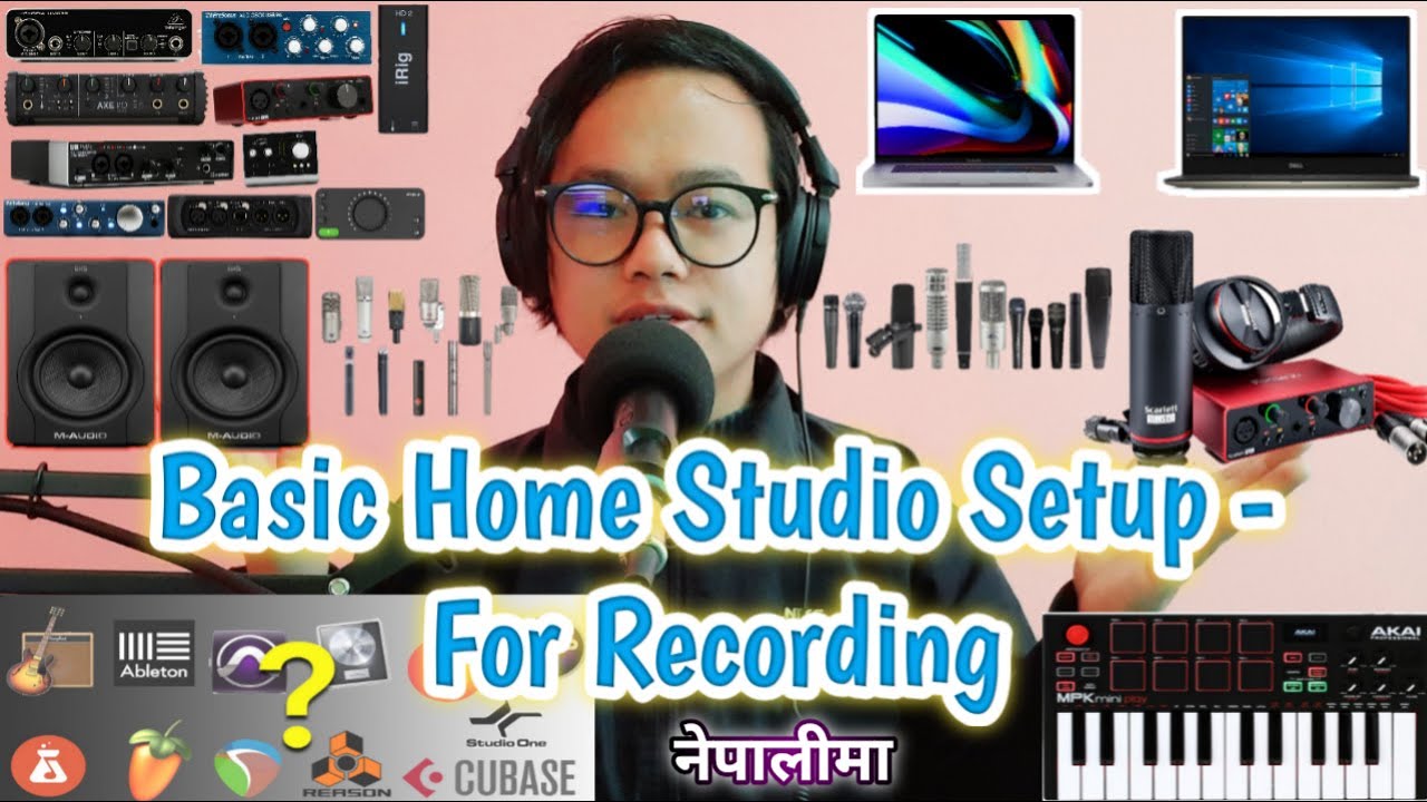 Basic Home Studio Setup For Recording - नेपालीमा | Nepali Bass Guitar Lesson | Joel magar