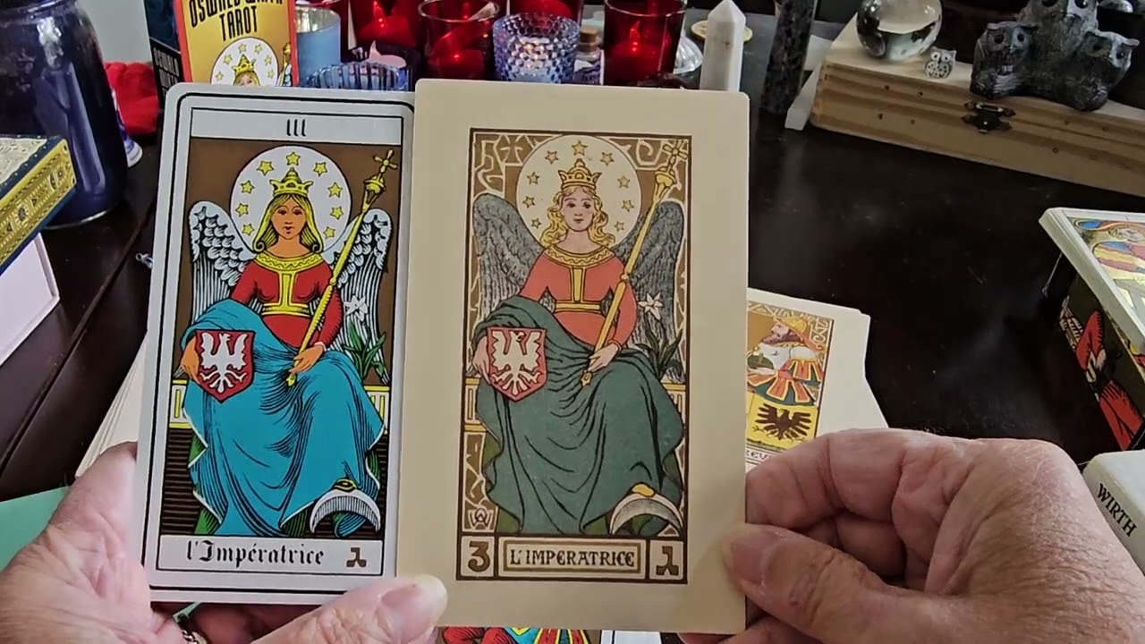Oswald Wirth Deck Comparisons
