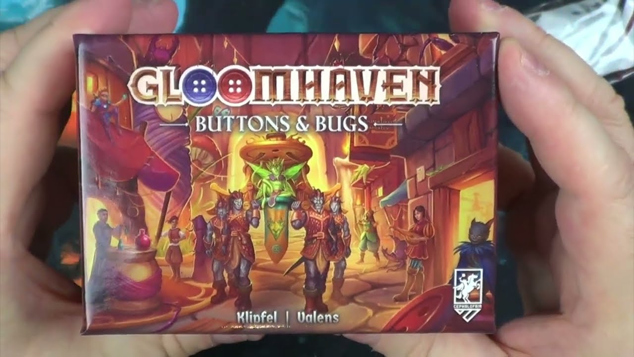 Unboxing #61 - Gloomhaven: Buttons & Bugs