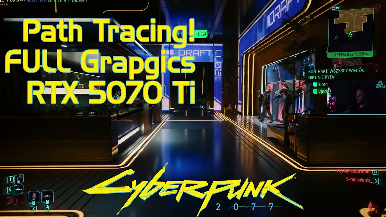 [2K] Path Tracing! Short gameplay. RTX 5070 Ti Cyberpunk 2077