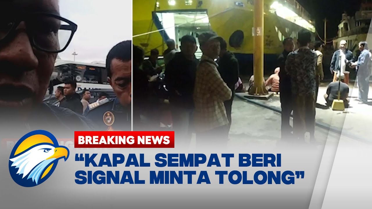 BREAKING NEWS - KMP KETAPANG-GILIMANUK TENGGELAM, 4 ORANG BERHASIL SELAMAT