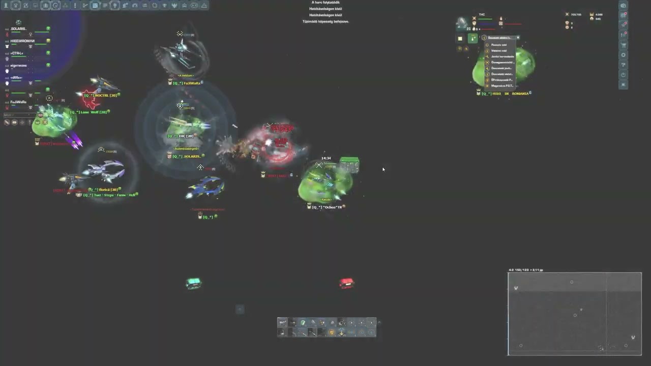 Darkorbit - Q,S-L vs REKT,UNS Fight GE3
