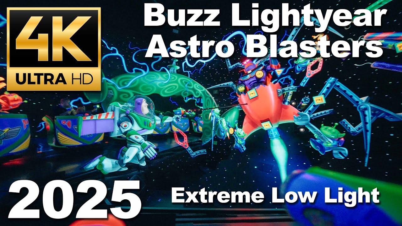 [4K] Buzz Lightyear Astro Blasters [2025] - Disneyland (Anaheim, California)
