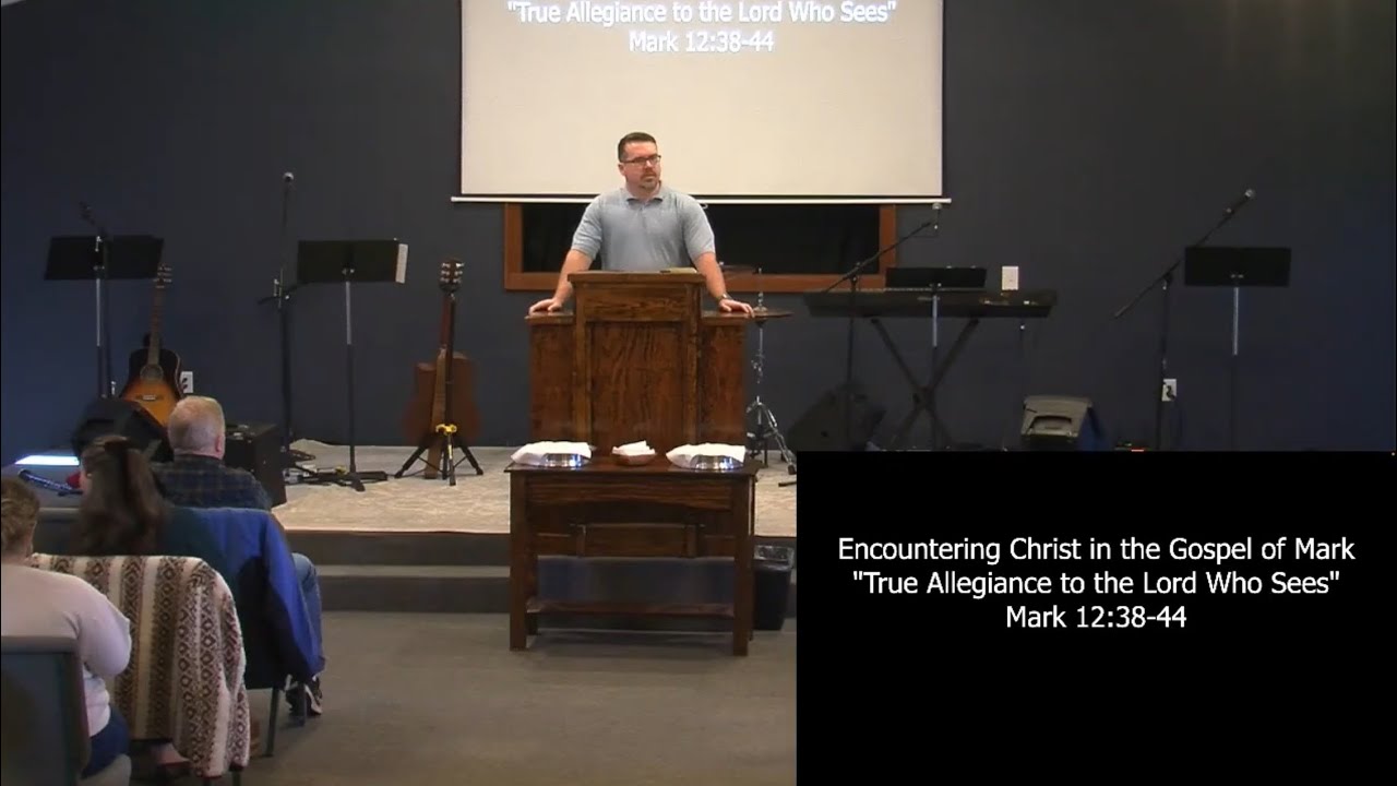 True Allegiance to the Lord Who Sees | Mark 12:38-44 | 1/11/26 | Brice Holbrook [HD]