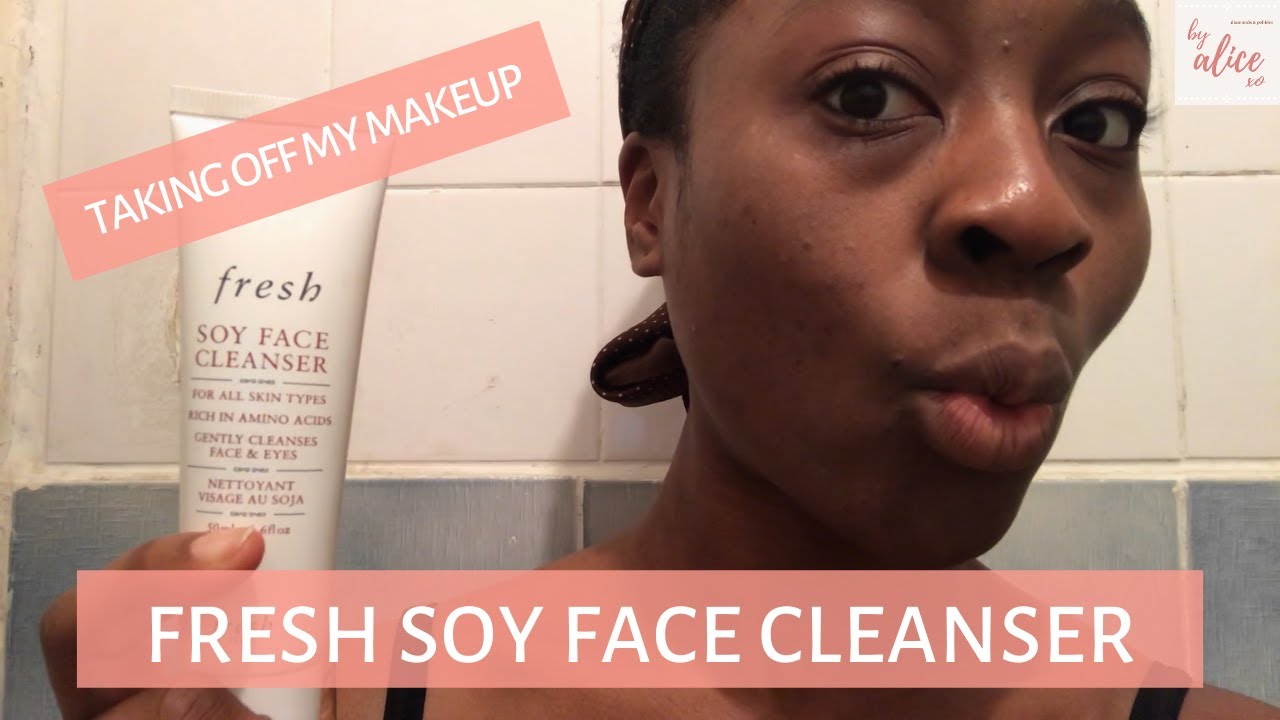 FRESH SOY FACE CLEANSER MAKEUP REMOVAL | ft. FRESH SEABERRY CLEANSING OIL, MURAD AHA/BHA EXFOLIATOR