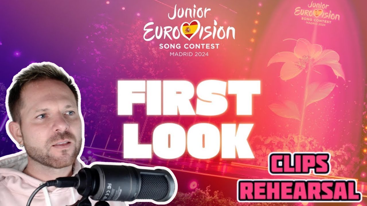 REACTION TO JUNIOR EUROVISION REHEARSAL CLIPS | LET'S BLOOM! 🌸 | JESC 2024