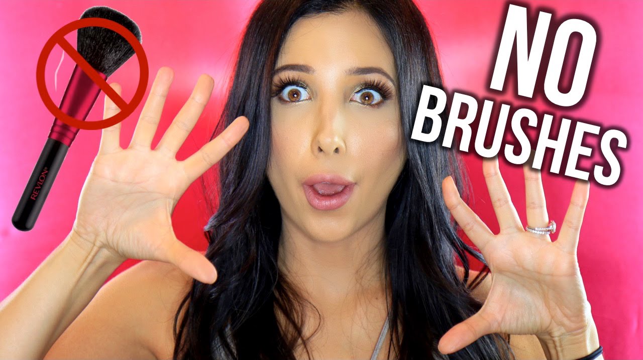 FULL FACE USING ONLY MY FINGERS (NO BRUSHES) Challenge | Mar
