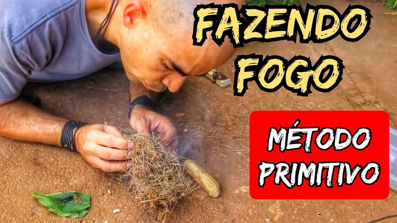 COMO FAZER FOGO COM ARCO E BROCA? | FOGO DE FORMA PRIMITIVA COM BOWDRILL