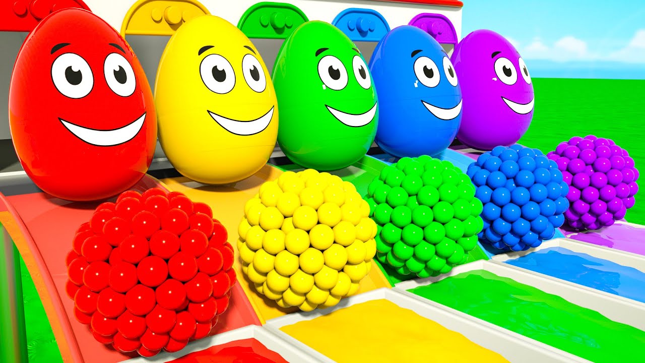 Surprise Eggs kids song + More Learning Time | ZuLoo Nursery Rhymes & Kids Songs