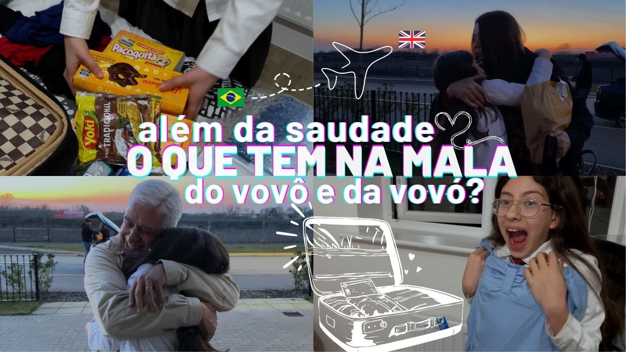 BRASIL para UK  | o que tem na mala de quem visita o imigrante?