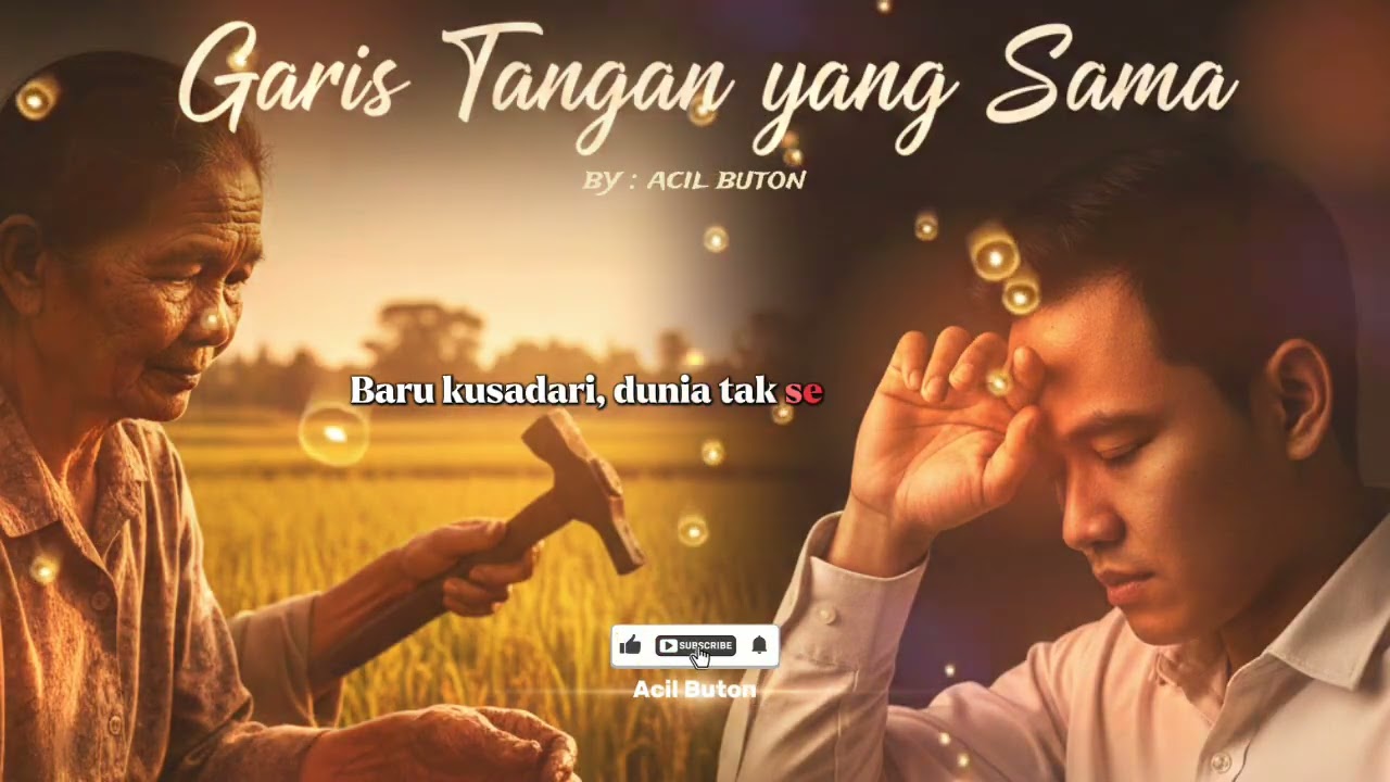 LAGU MENYENTUH HATI | GARIS TANGAN YANG SAMA | ACIL BUTON