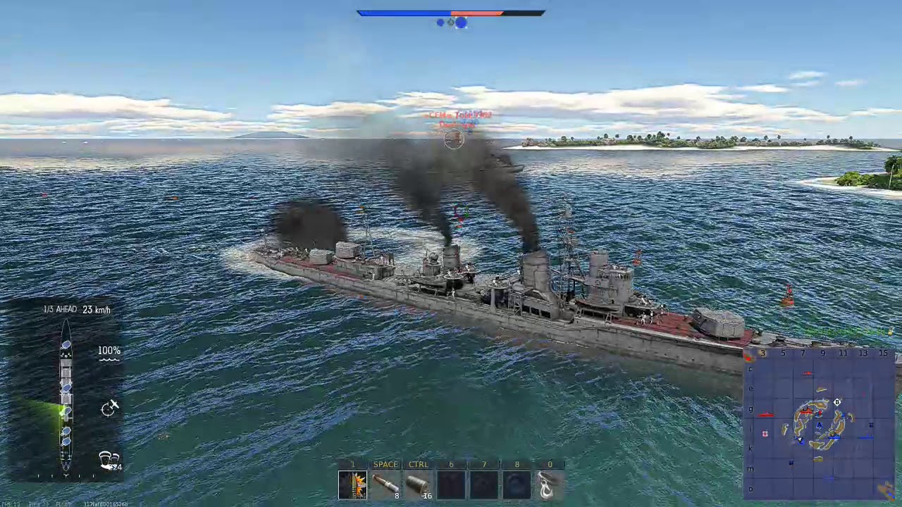 Yugumo class destroyer ( War Thunder Naval Ships )