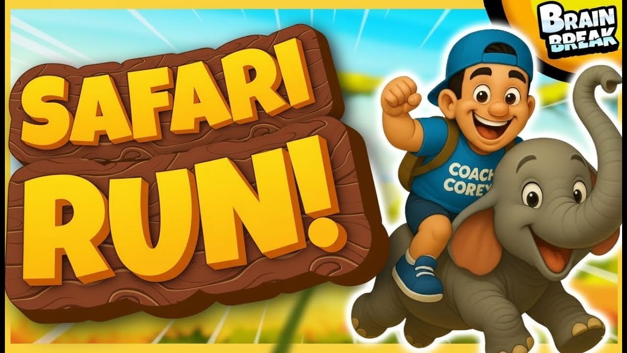🟩 The Safari Run! 🟩 Brain Break 🟩 Brain Breaks for Kids 🟩 Danny Go Inspired