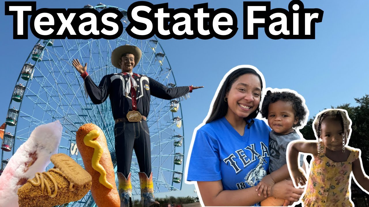 2024 TEXAS STATE FAIR!!!! (MUST WATCH) FOOD, GAMES, RIDES AND MORE #familyvloggers #texasstatefair
