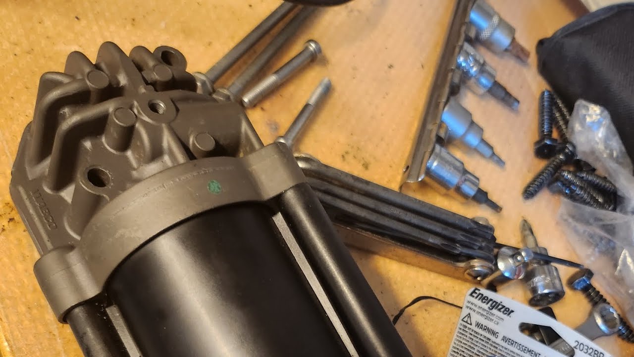 Rolls Royce Ghost air suspension compressor swap with a BMW 7 series air suspension motor.