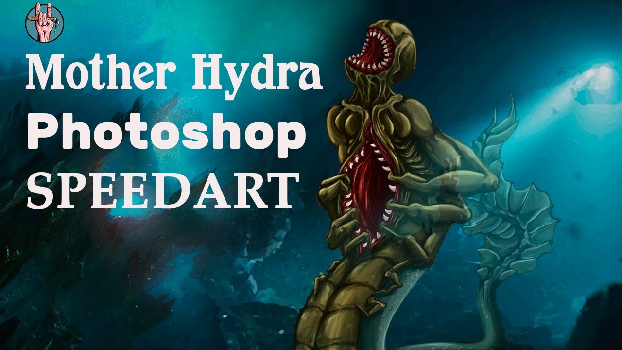 Lavcraftian Mother Hydra Photoshop Speedart