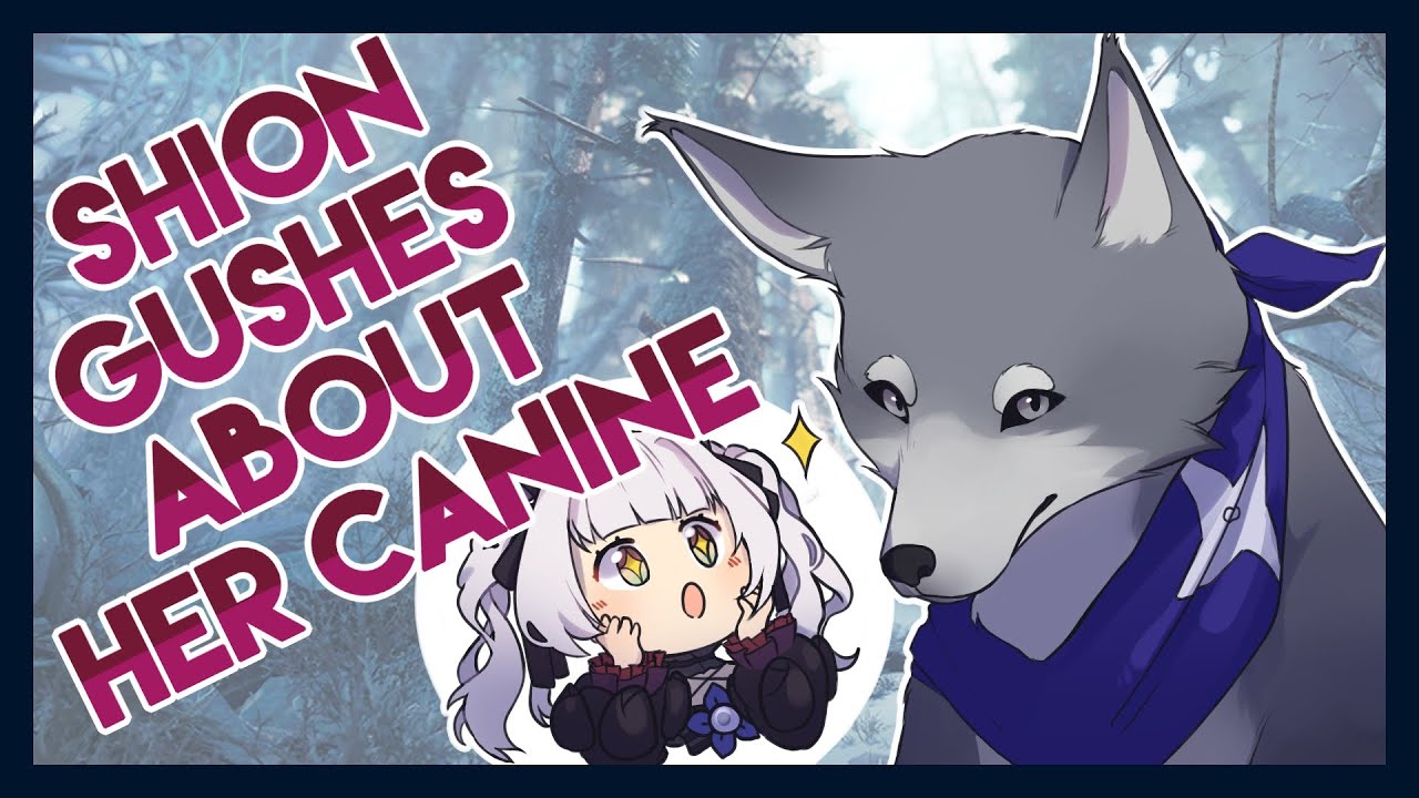 Shion really likes Darling (the dog) [Hololive Eng Sub | Murasaki Shion]