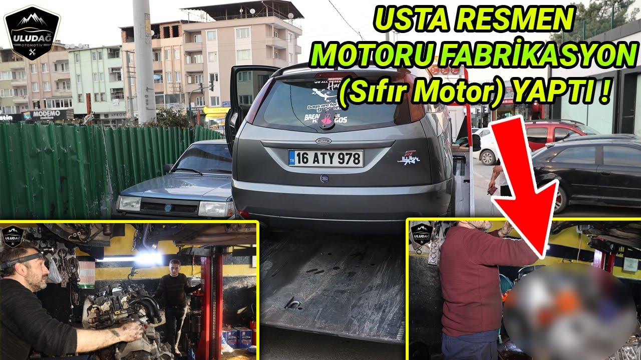 CONTASI YANIK ARABANIN MOTORU KREPAJ YAPMIŞ (Ford Focus ST 2.0 Motor Hararet Yapmış Segman Attık !)