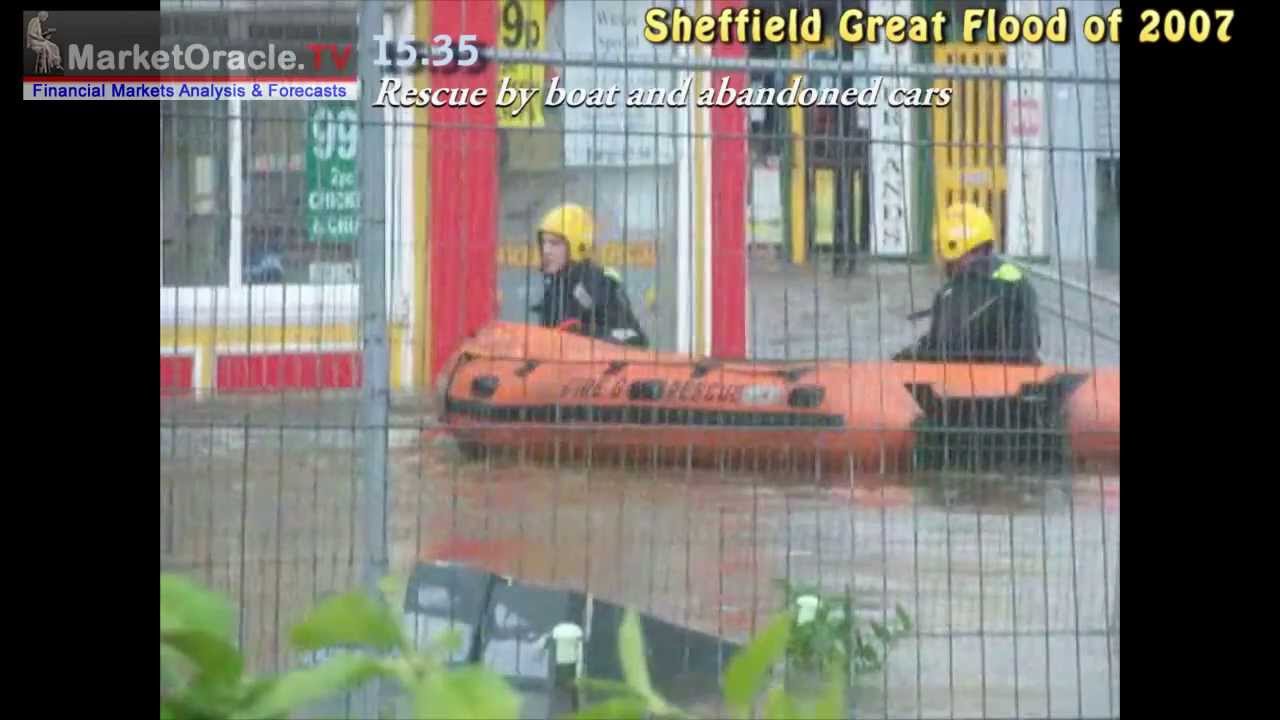 Sheffield Great Flood 2007- Timeline From Start, During and Aftermath