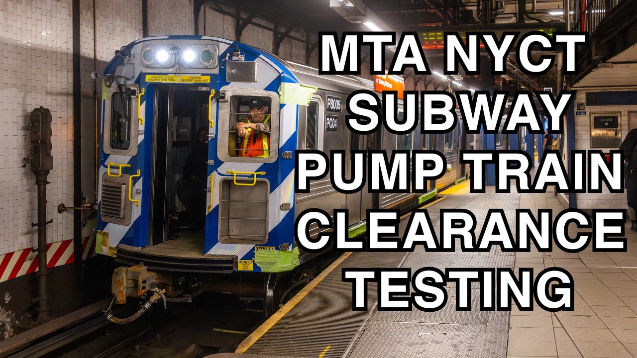 MTA NYCT Subway Pump Train Clearance Testing