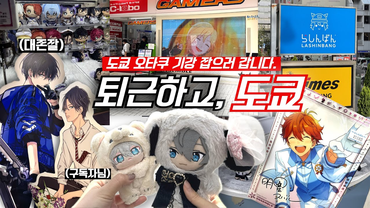 퇴근하고 구독자님과 도쿄로 떠난 오타쿠 브이로그 | 낭만과 도파민 여행