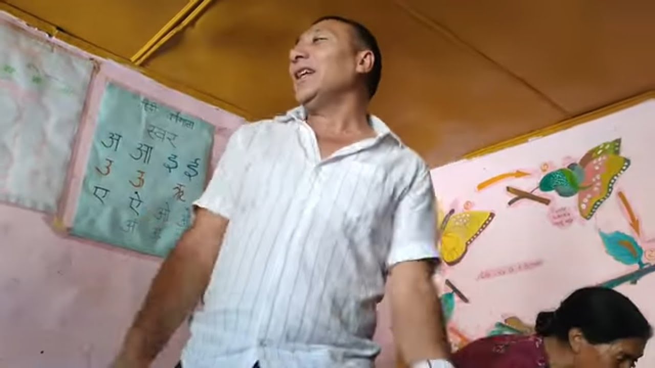 Our headmaster Dance performance one day school picnic 🧺