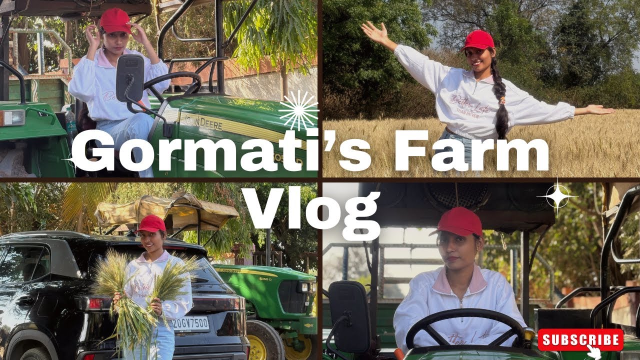 Gormati’s Farm Vlog | Shetatli majja ani Hurda party cha dhamaal🌾🥳| Enjoying With My Sweet Family🥰🫶🏻