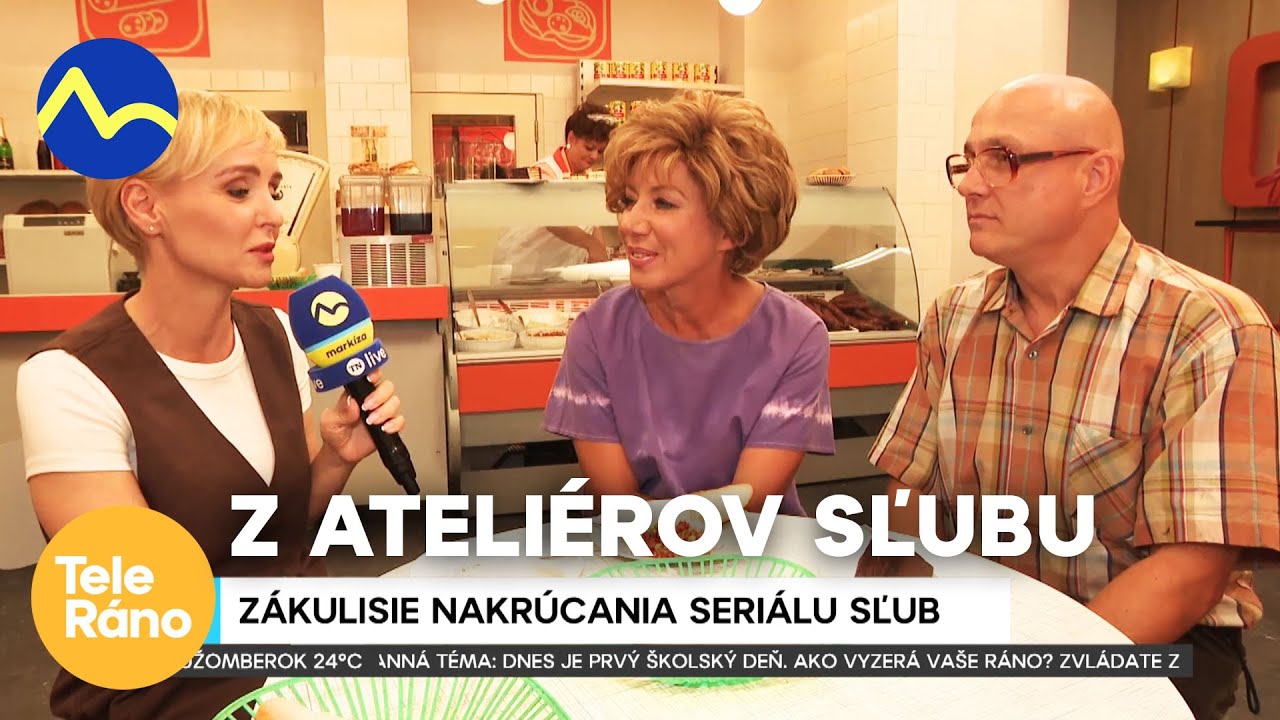 Zo zákulisia ateliérov seriálu Sľub: začiatok sezóny naživo z natáčania | Teleráno