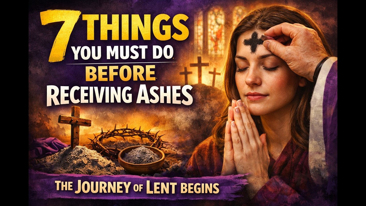 7 Things You Must Do Before Receiving Ashes | The Journey of Lent Begins