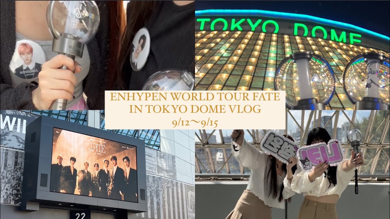 ENHYPEN WORLD TOUR FATE IN TOKYO DOME VLOG
