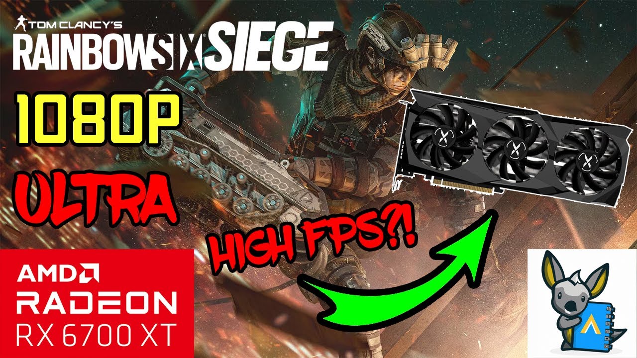 RX 6700 XT Rainbow Six Siege 1080P ULTRA Gameplay | BenchmarkAardvark