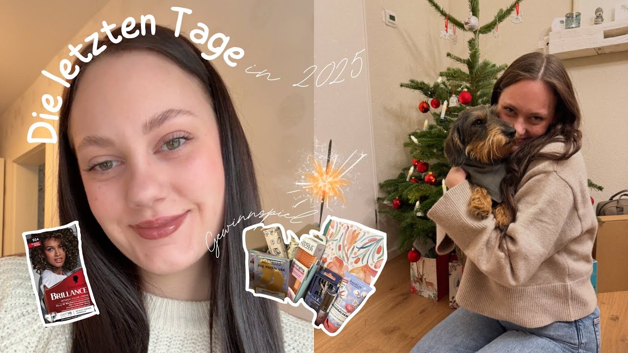 Die letzten Tage des Jahres 2025 - Training mit Dackel Frieda, Haare färben & Silvester 