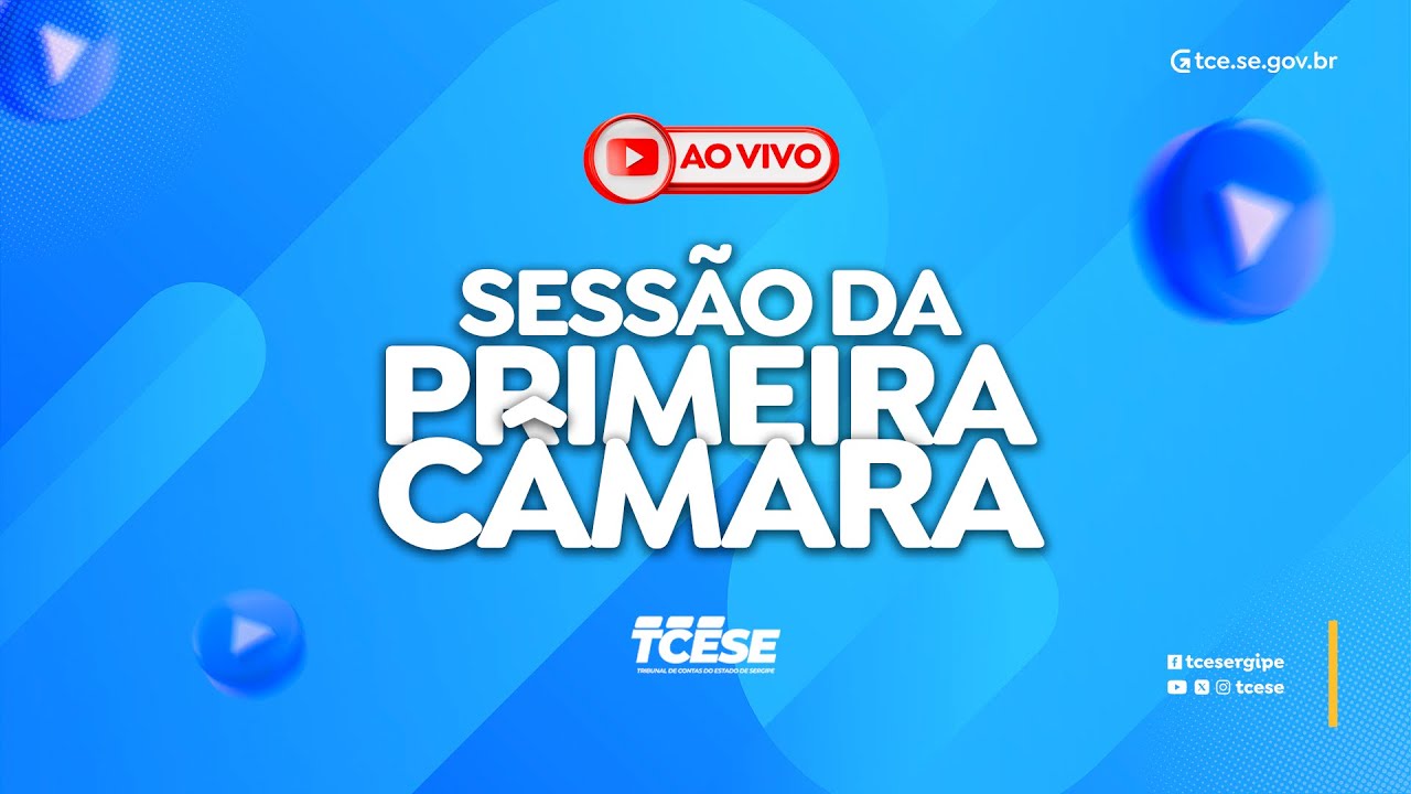 Sessão da Primeira Câmara do TCE - 24 de fevereiro de 2026