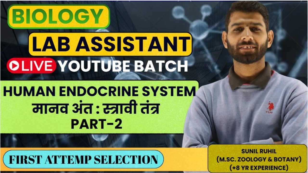 LAB ASSISTANT biology I human endocrine system I मानव अंत: स्त्रावी तंत्र I LAB ASSISTANT CLASSES