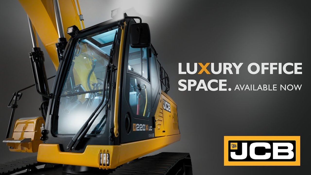 The JCB CommandPlus Excavator Cab: Your Luxury Office Space