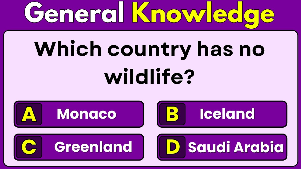 General Knowledge Quiz | Trivia Quiz | GK Facts | Mixed Trivia | GK Quiz | Education
