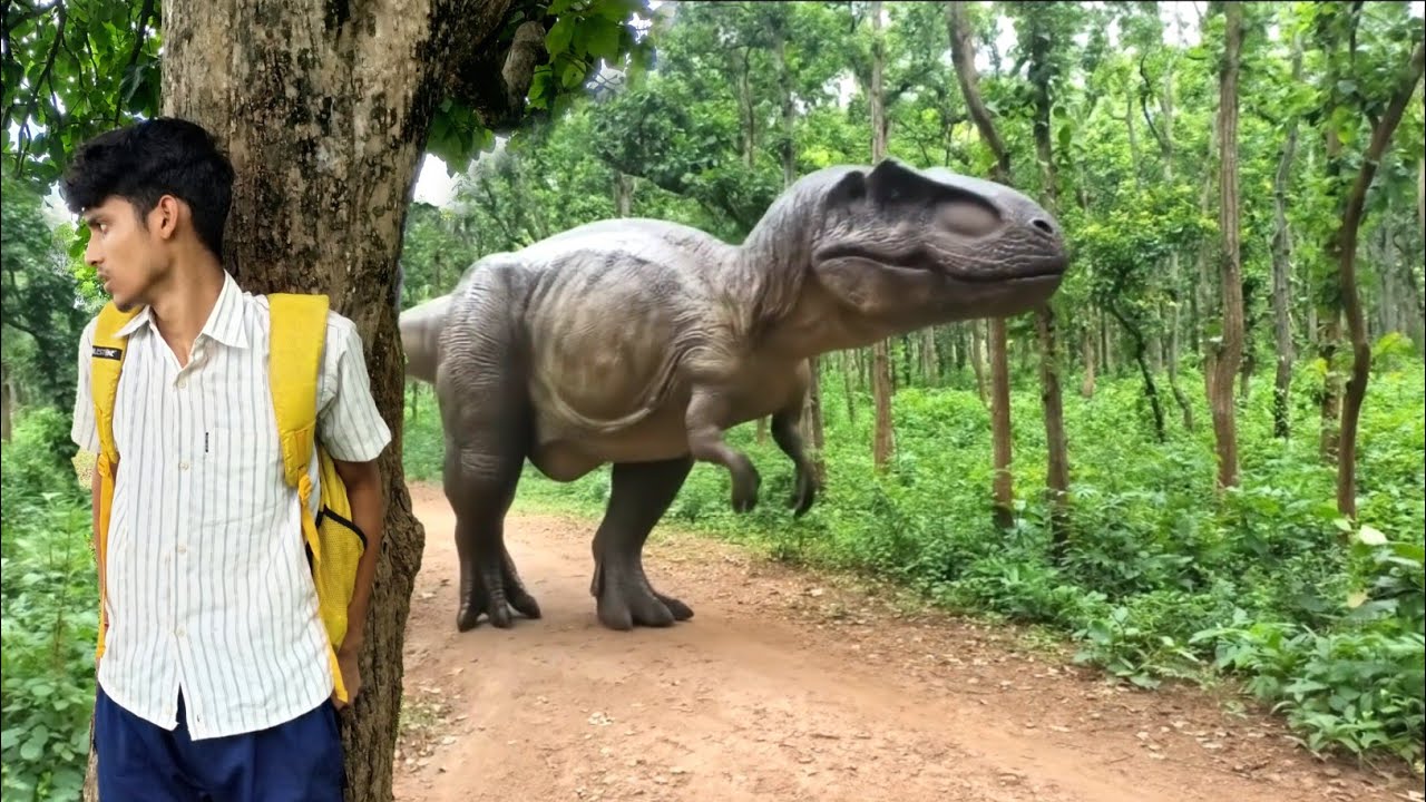 T-Rex Chase - Part 2 - Jurassic World Fan Movie | Dinosaur in real life 