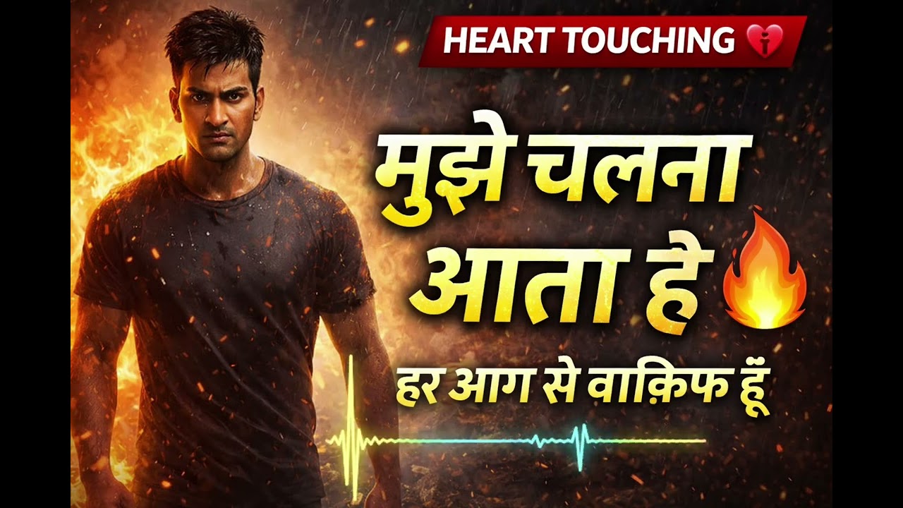 मुझे चलना आता है | Tu Sath Na De | Har Aag Se Waqif Hoon | Emotional Song
