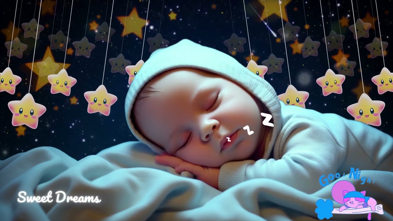 Baby Sleep Instantly 🎵 Soothing Lullabies by Brahms & Mozart 🌙 Sleep Peacefully in Just 3 Minutes