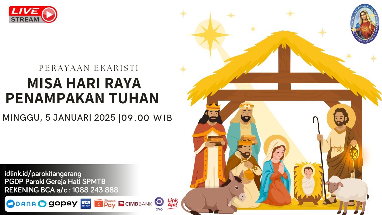MISA HARI RAYA PENAMPAKAN TUHAN | Minggu, 4 Januari 2026