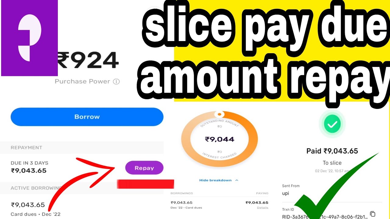 How to repay Slice pay due amount / New updated/#slicepay @tradingmanja3515