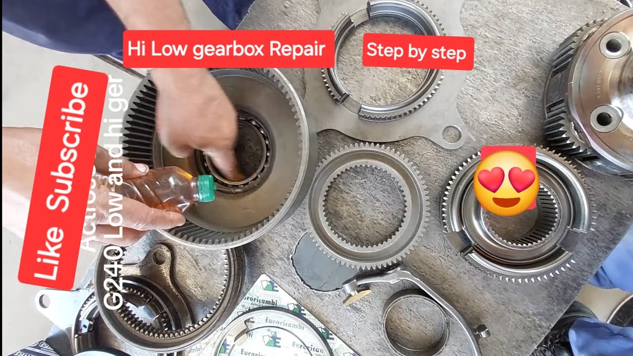 Mercedes Actros Mp3 33.40 Gerbox Step by step Repair G240 Transmission