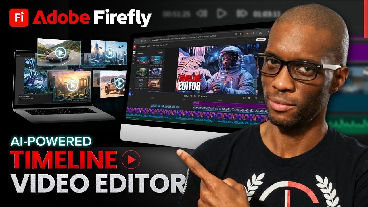 Видеомонтаж с использованием ИИ в Adobe Firefly (полный рабочий процесс)
