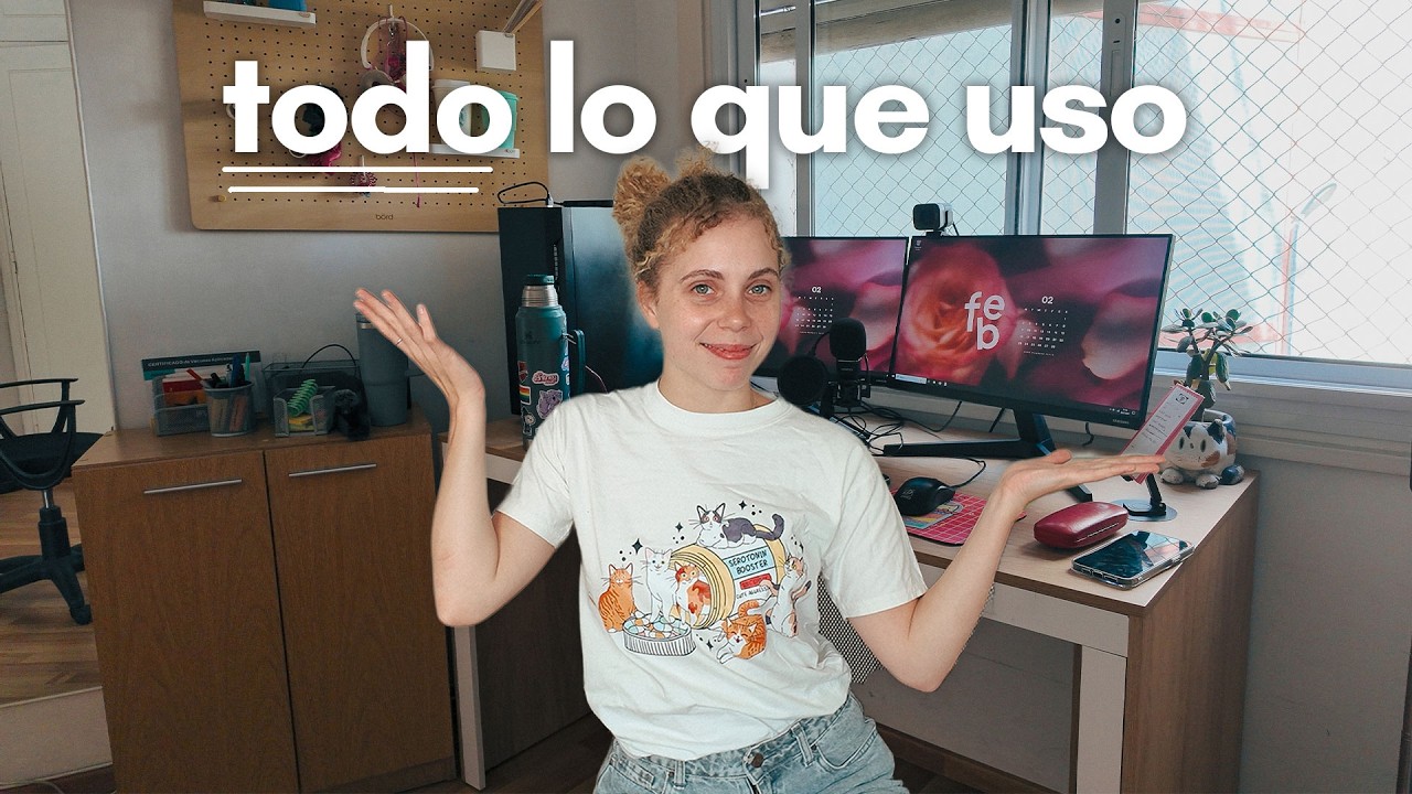 Mi SETUP freelancer:  Editora de videos y Creadora de contenido